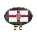 England Flag Hat Clip